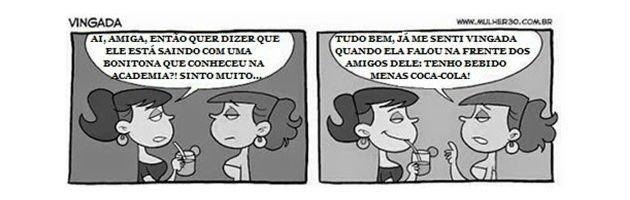Tirinha com exemplo de erro de concordância nominal